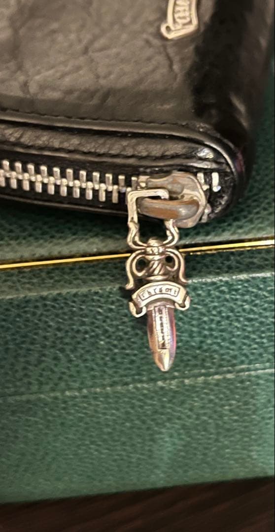 CHROME HEARTS ブラックレザーケース