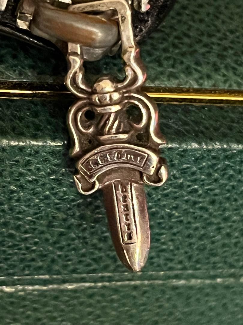 CHROME HEARTS ブラックレザーケース