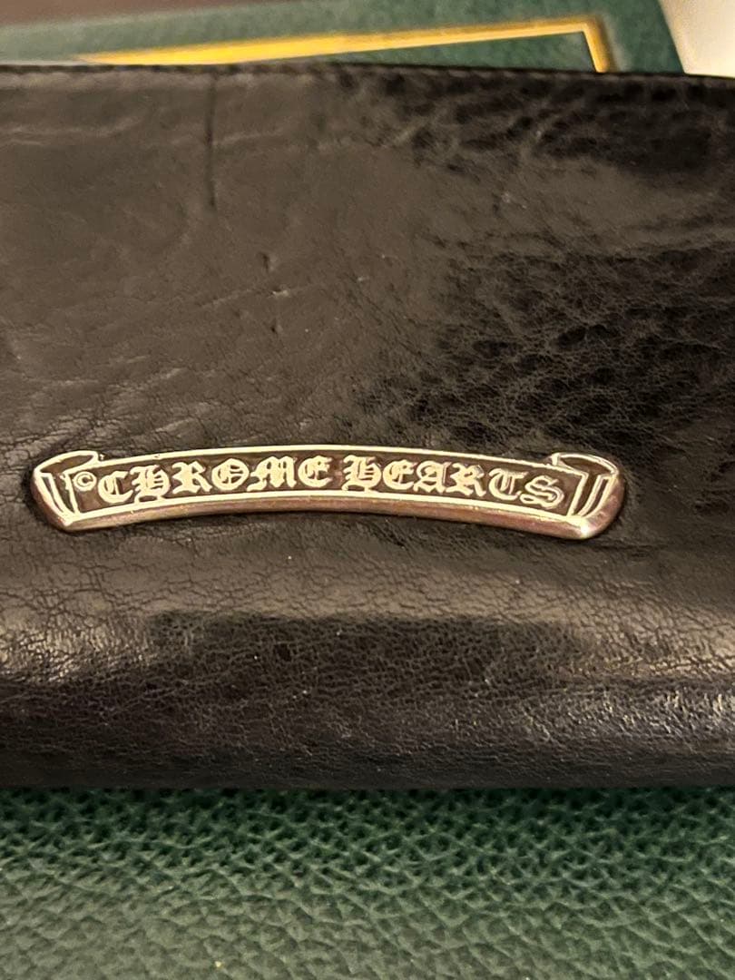 CHROME HEARTS ブラックレザーケース
