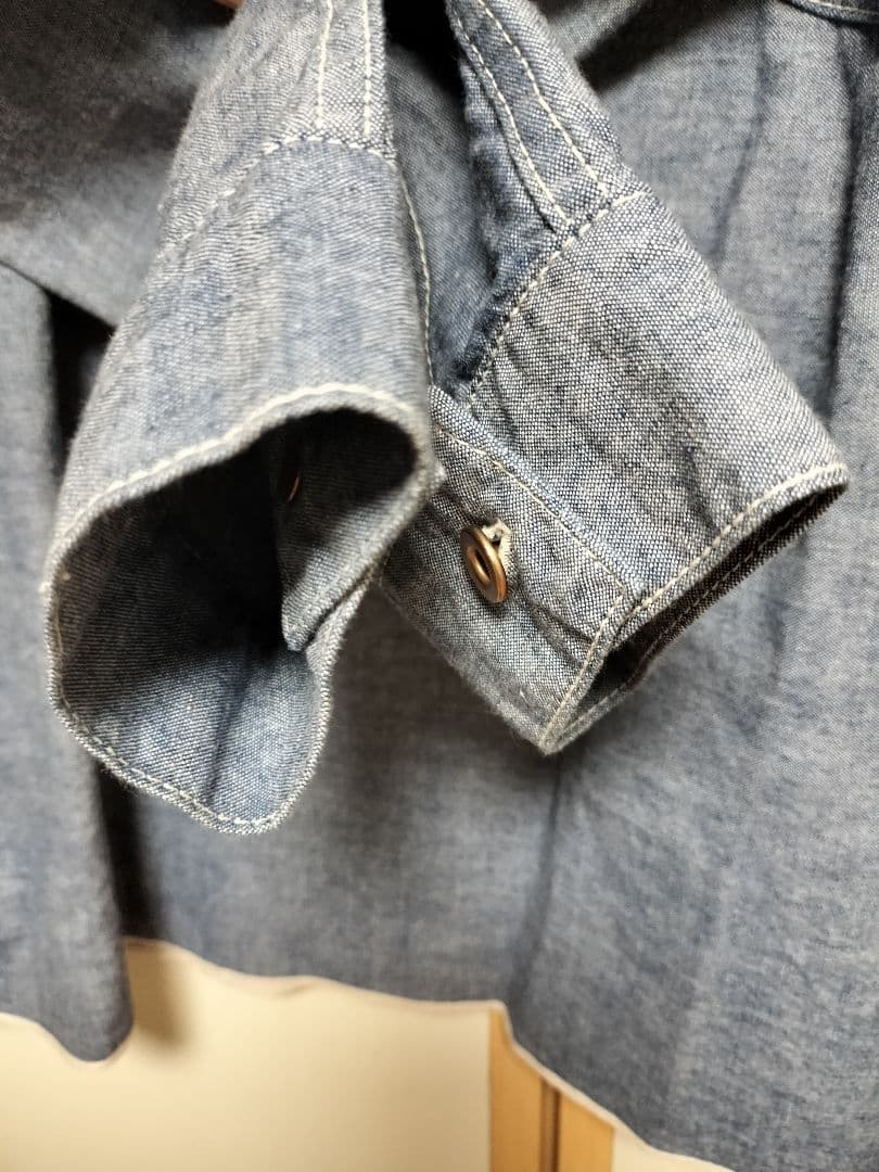 FOB FACTORY　FOBファクトリー　シャンブレー プルオーバーシャツ