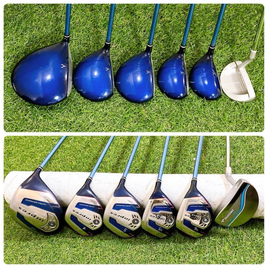 豪華12本 YAMAHA インプレス UD+2 レディースゴルフセット 初心者
