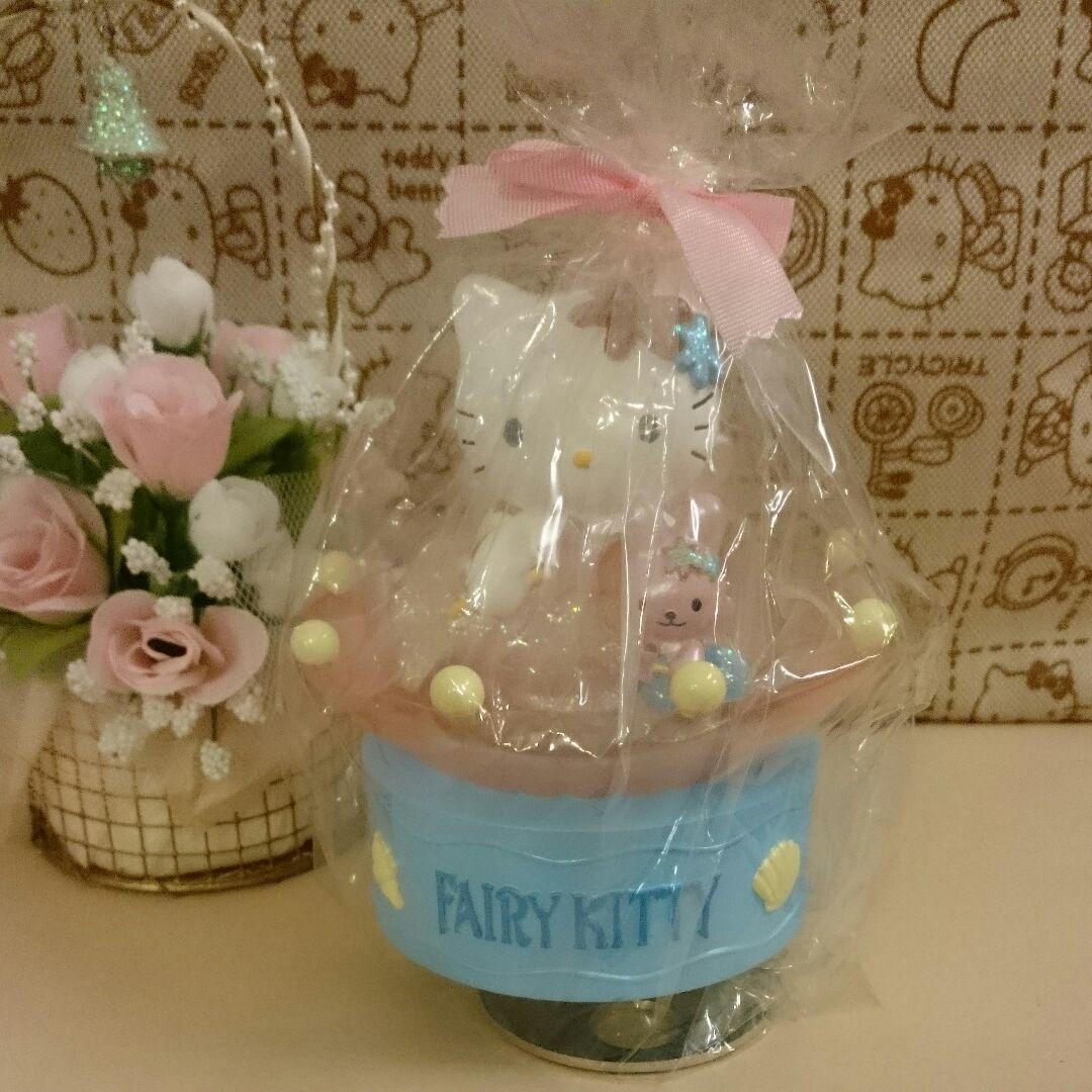 【希少】ハローキティちゃん❤FAIRLY Kittyシリーズ陶器オルゴール