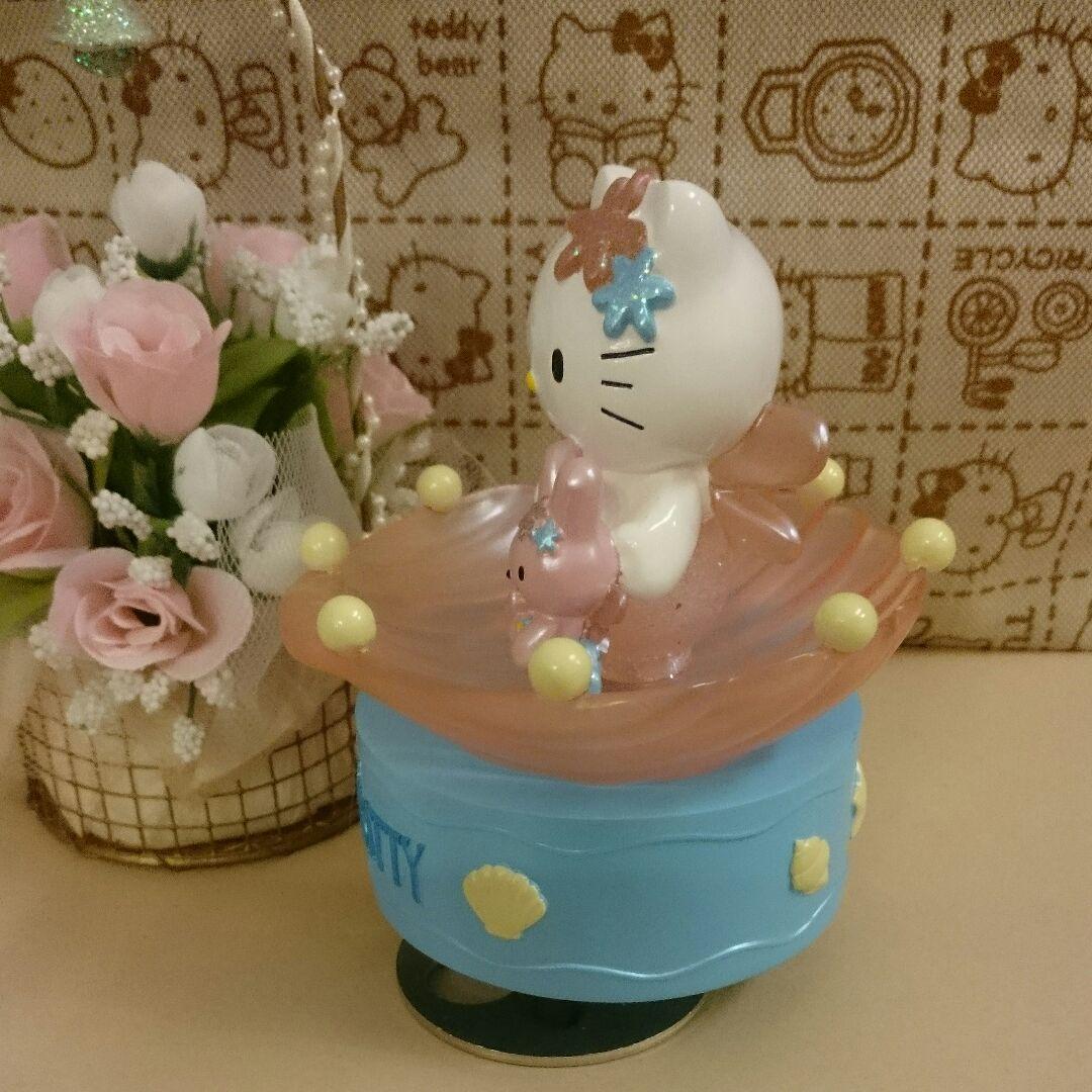 【希少】ハローキティちゃん❤FAIRLY Kittyシリーズ陶器オルゴール