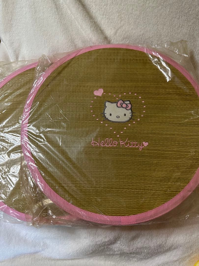 サンリオ ハローキティ い草 座布団 2枚セット