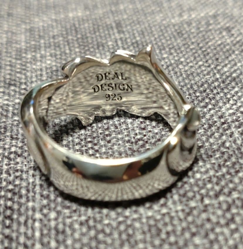 週末限定値下げ　廃番品　ディールデザイン リング　925