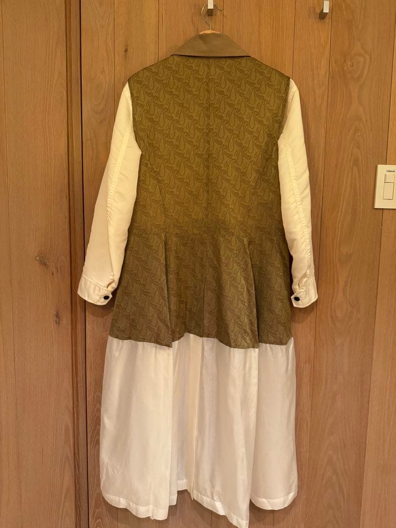 【ちゃこTOGA】美品　ドッキングコート ベージュ ホワイト