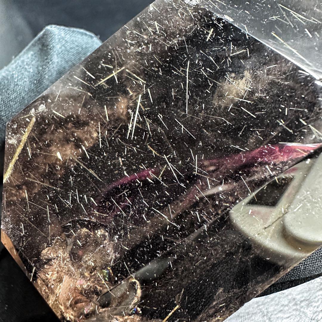 高級品❗️虹入り☆スモーキーゴールドルチル タイチンルチルフリーフォームA1211