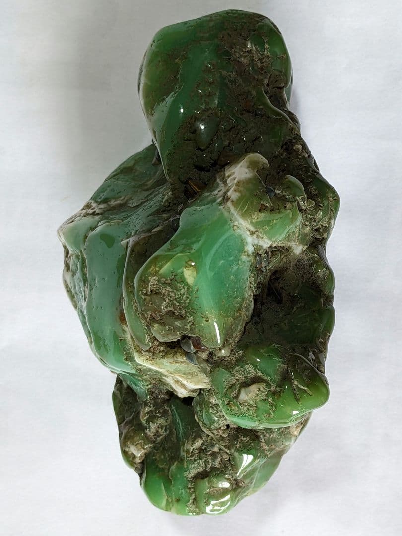 ♦鑑賞石飾り 置物？ 中国翡翠 水石 盆石 鉱物 置物 飾り 骨董品