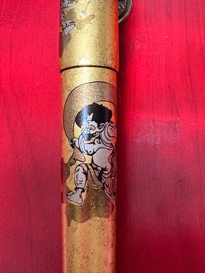 プラチナ万年筆　風神雷神