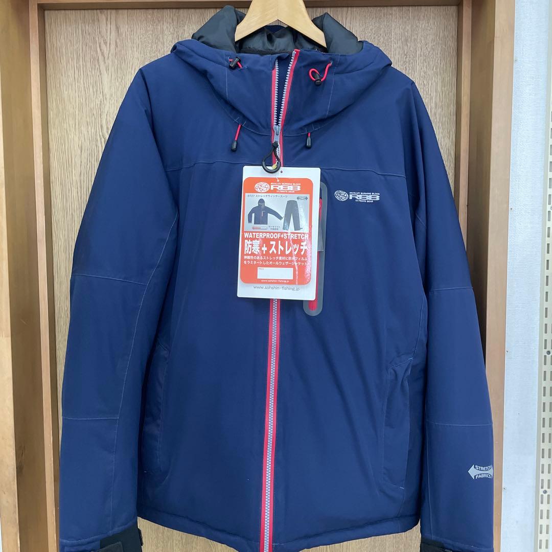 RBB ストレッチウィンタースーツ L ネイビー