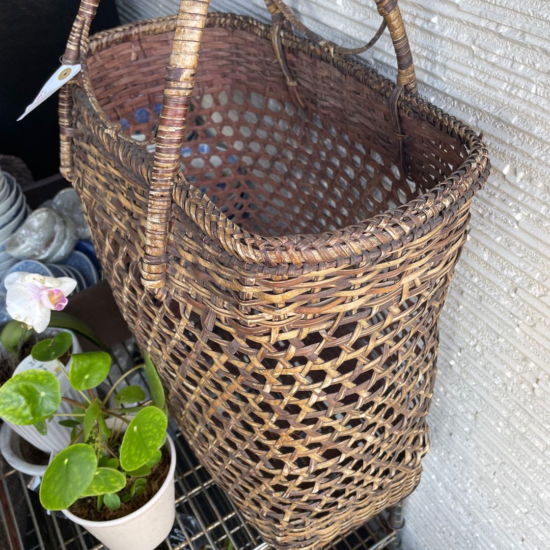 天然素材 ブラウン東南アジアかご