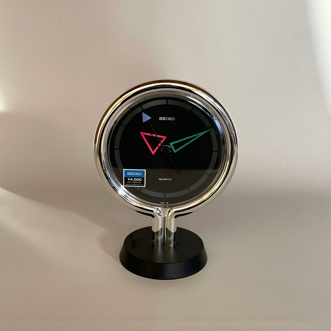 ヴィンテージ SEIKO ポストモダン デザイン デスク クロック