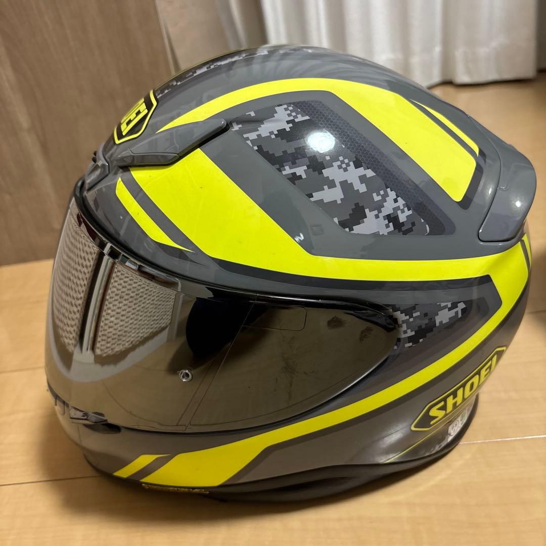 SHOEI フルフェイスヘルメット グレー/イエロー