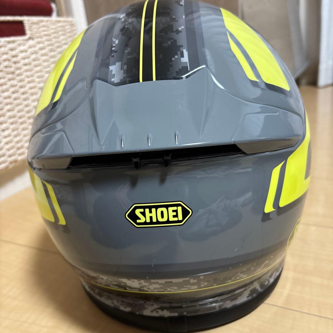 SHOEI フルフェイスヘルメット グレー/イエロー