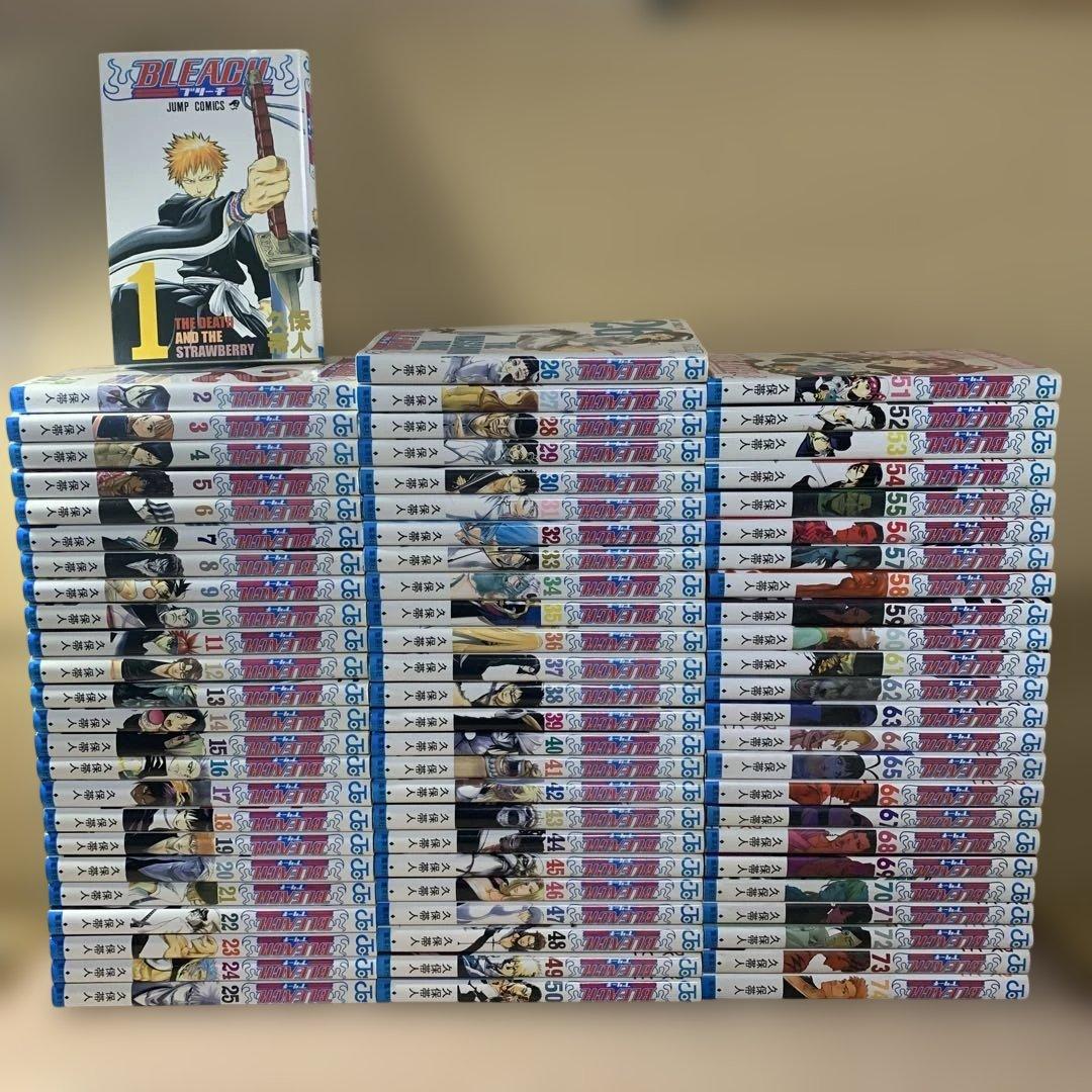 Bleach ブリーチ　１〜７４巻　全巻セット　まとめ売り　漫画　マンガ　本