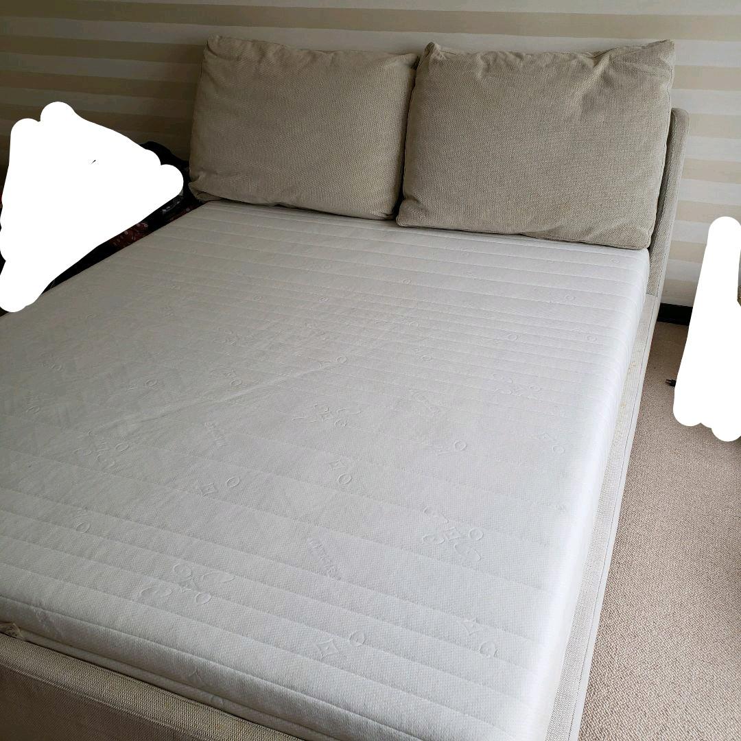 アルフレックス アマランダ クイーンサイズベッド マットレス付き