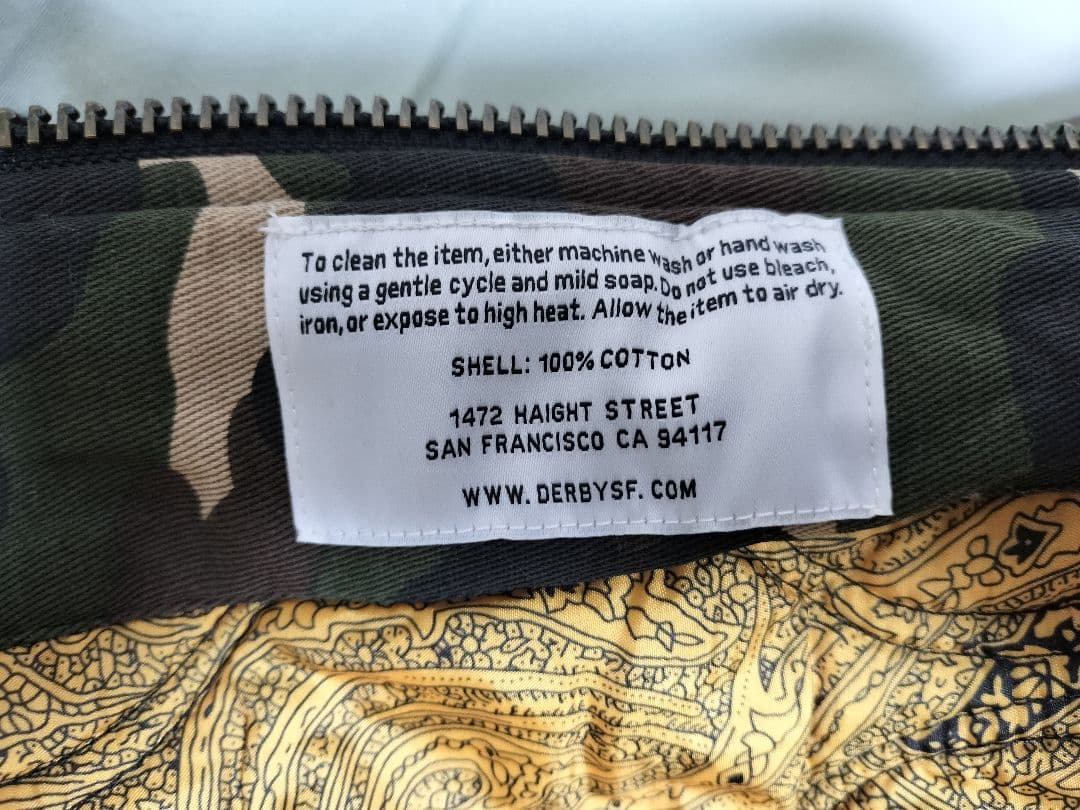 新品 ダービーオブサンフランシスコ300camo 新作ダービーJKTフーディー