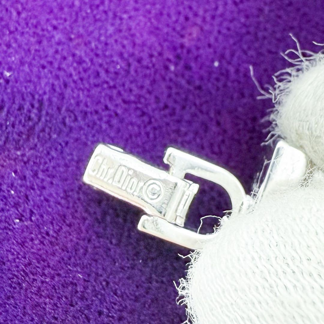 美品 ディオール CD ICON チェーンリンクブレスレット シルバー 19cm