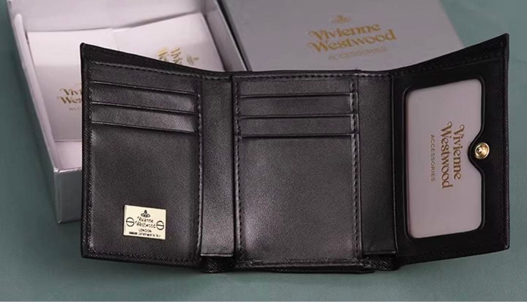 ヴィヴィアン三つ折り財布金マーク-13106