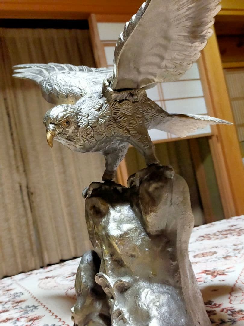 岩鷹　銀　床置