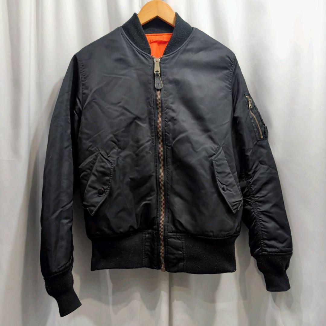 ALPHA アルファ リバーシブル MA-1 フライトジャケット L相当