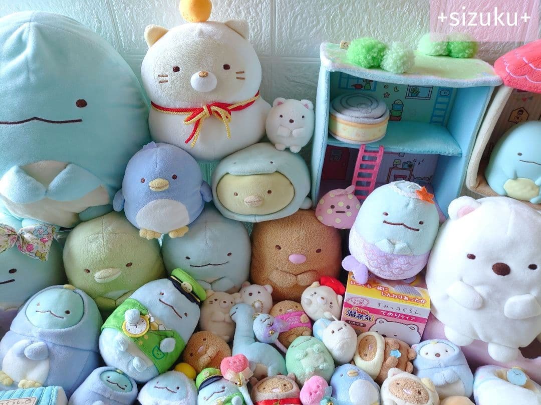【豪華116点】すみっコぐらし ハウス 家具 てのりぬいぐるみ 色々 まとめ売り