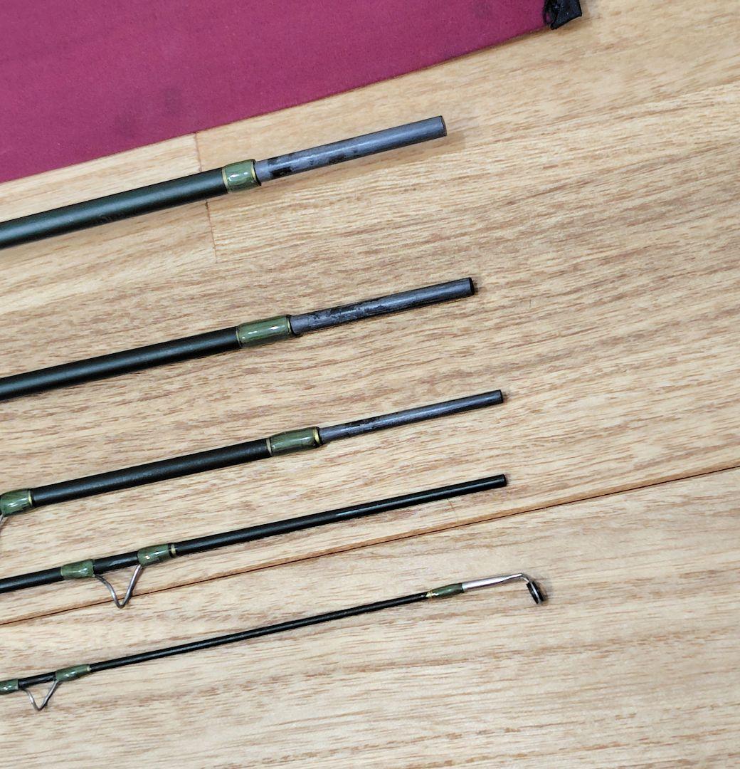 美しいディープグリーン 7ft ＃3/4 5ps ケース付