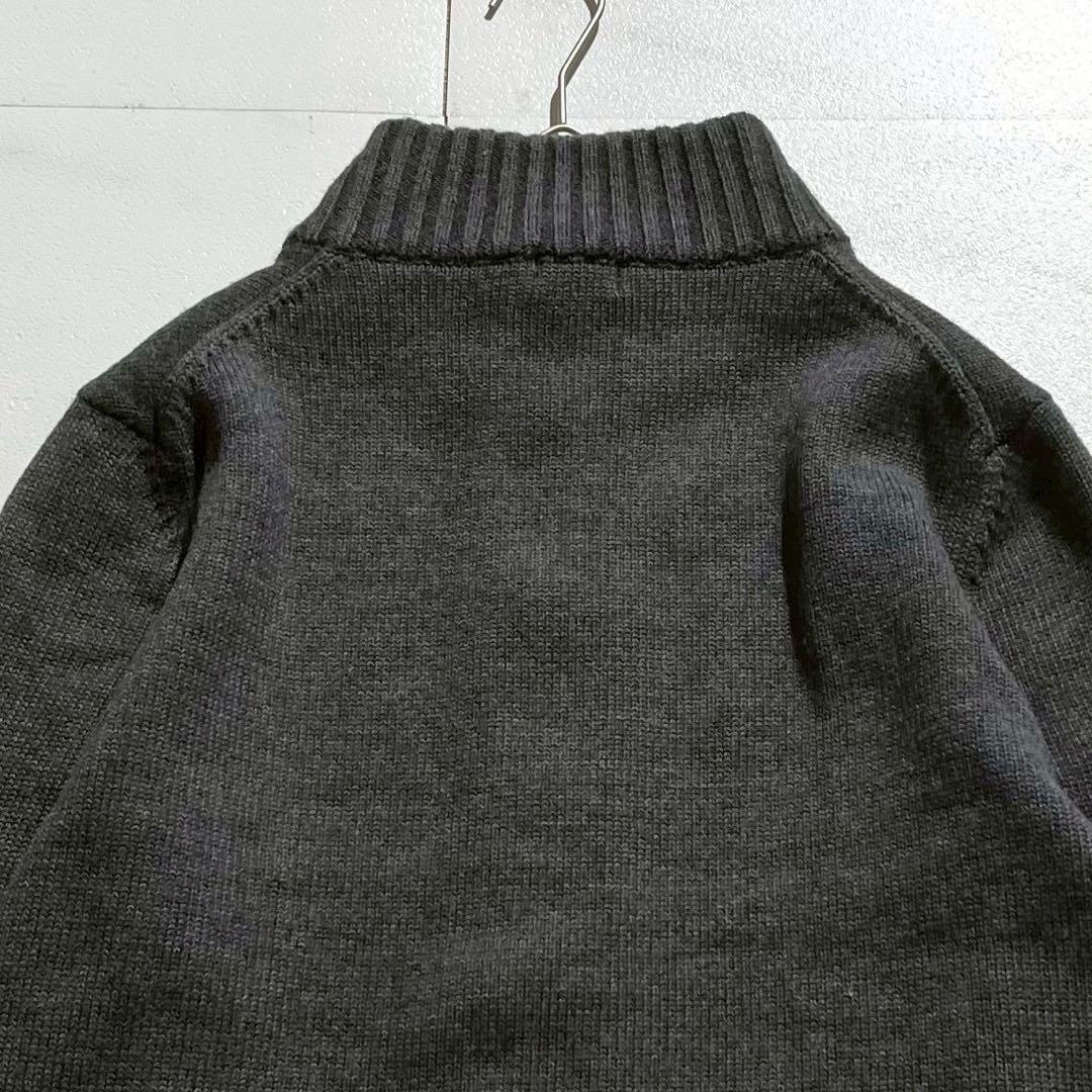 【美品】134 kamakura スタンドカラーカーディガン Lサイズ ウール