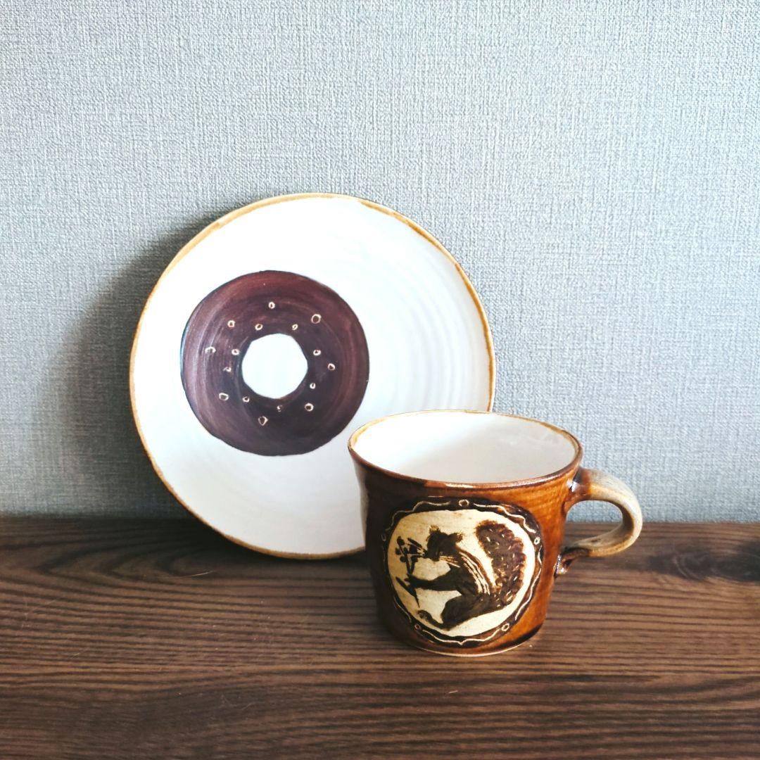 新品未使用 コンガリ舎さんの小皿とマグカップ くぼともこさん 作家もの