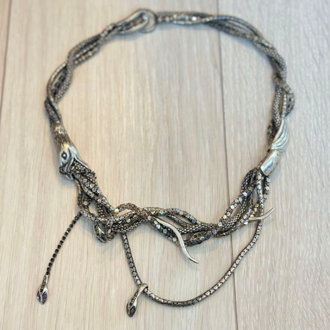 【925】HP FRANCE/IOSSELLIANI スネークネックレス