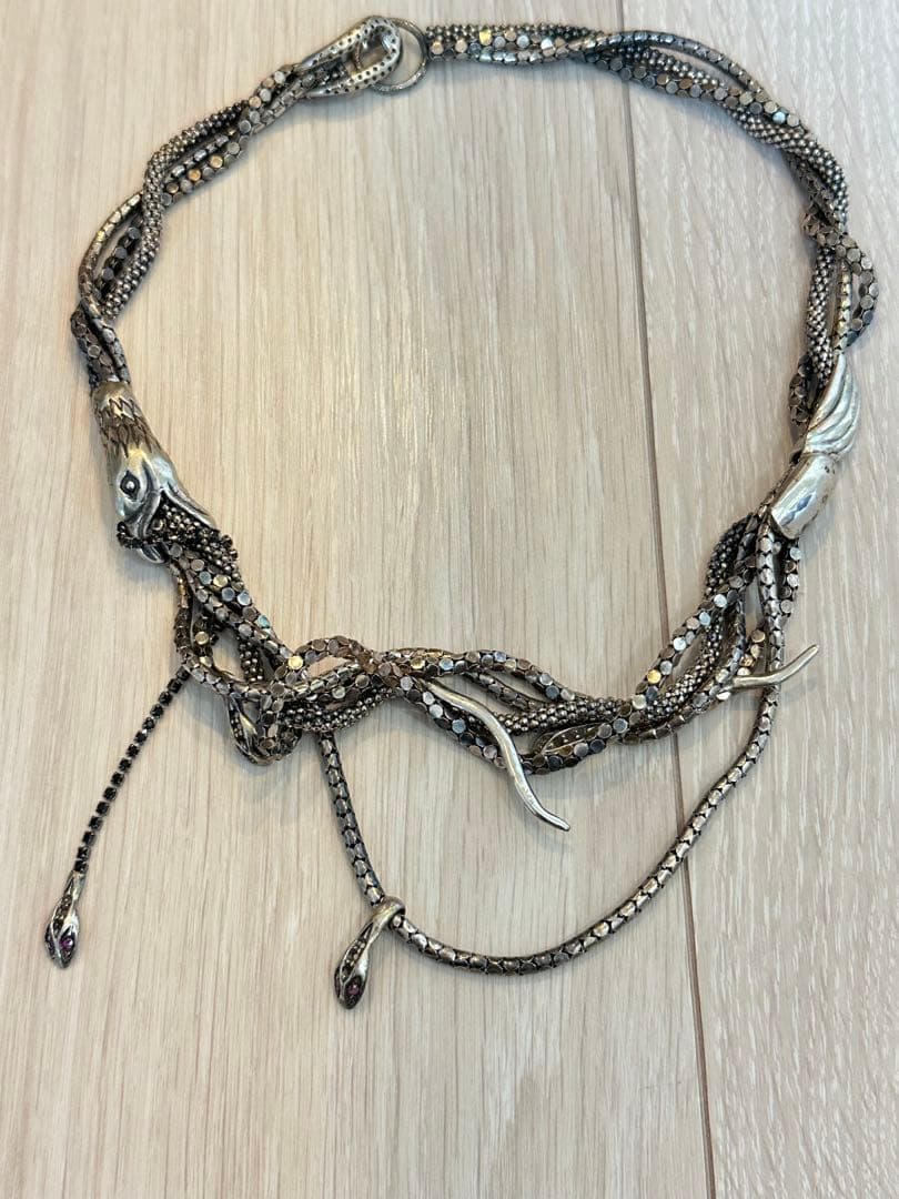 【925】HP FRANCE/IOSSELLIANI スネークネックレス