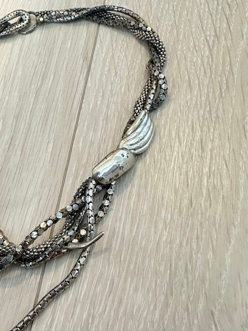 【925】HP FRANCE/IOSSELLIANI スネークネックレス