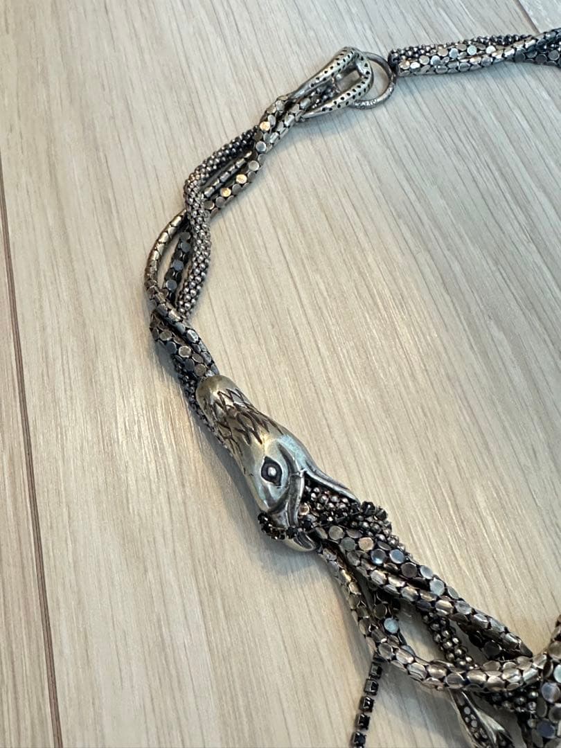 【925】HP FRANCE/IOSSELLIANI スネークネックレス