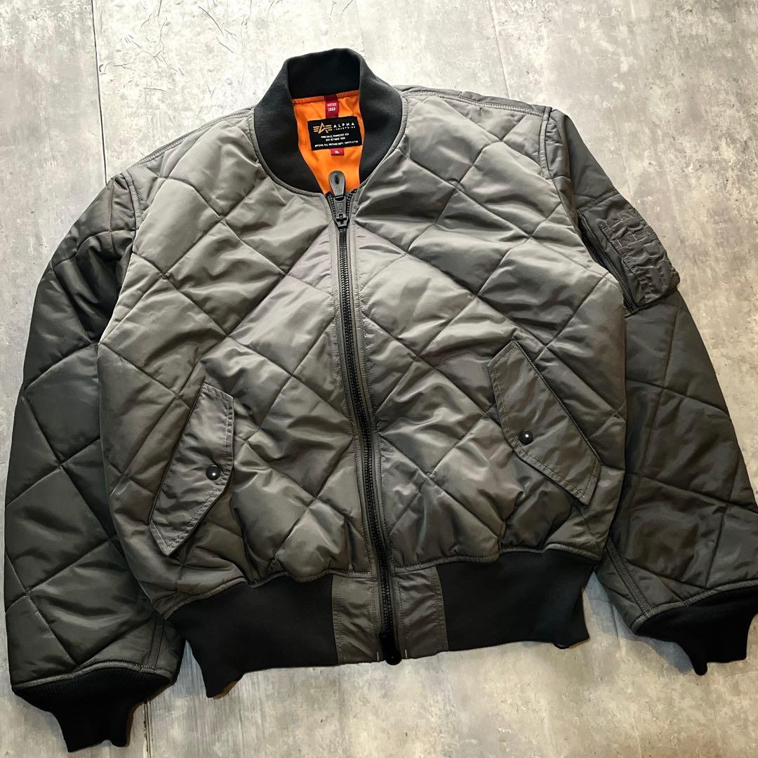 ALPHA×MONKEY TIME キルティング　MA-1 ミリタリー　XL