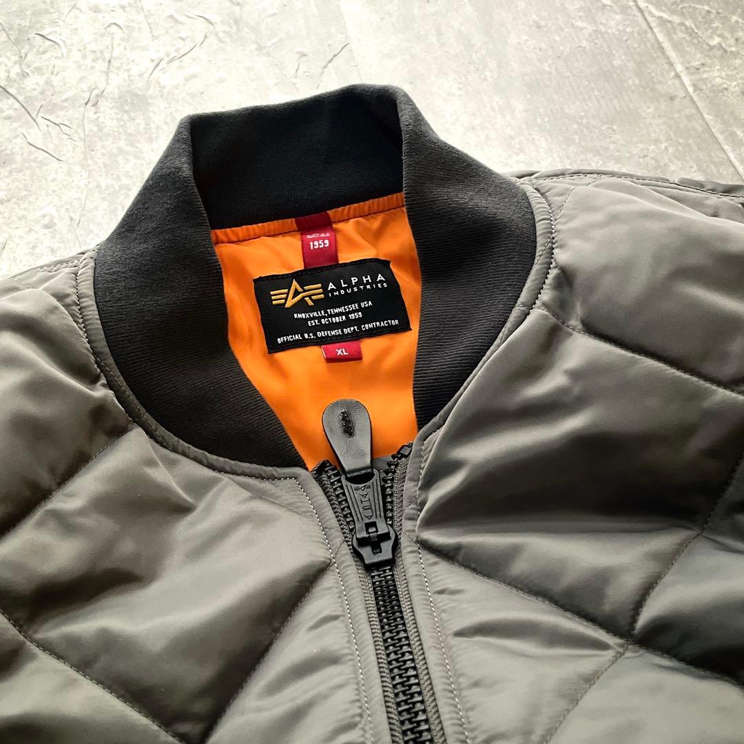 ALPHA×MONKEY TIME キルティング　MA-1 ミリタリー　XL