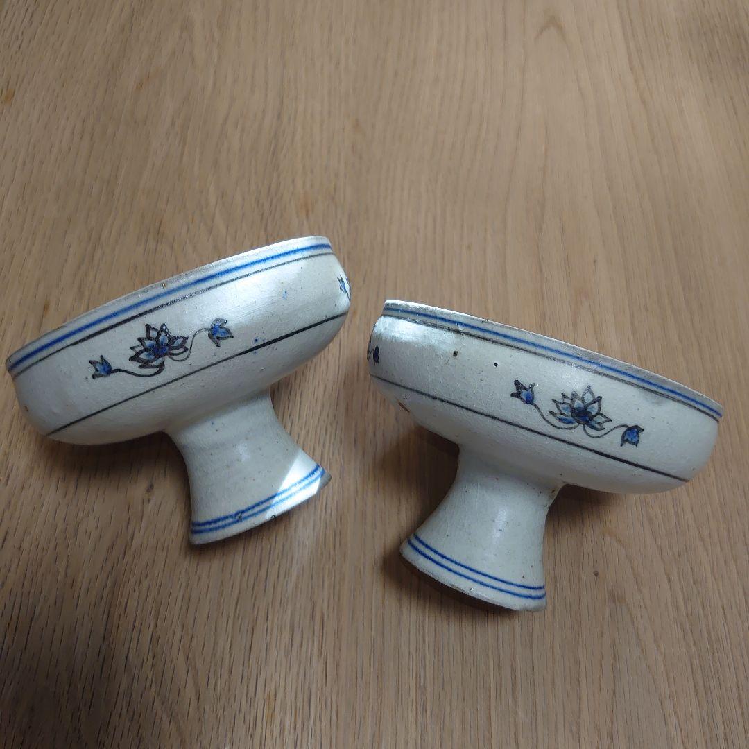 中西申幸さん　鳥遊戯画　チュン　コンポート2客