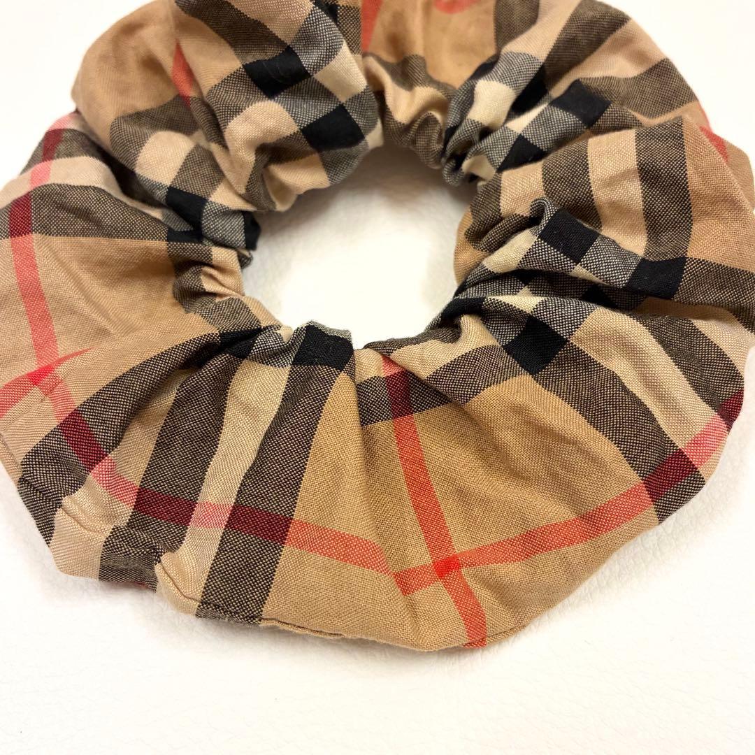 BURBERRY　バーバリー　シュシュ　髪留め　チェック柄　紙タグ付き