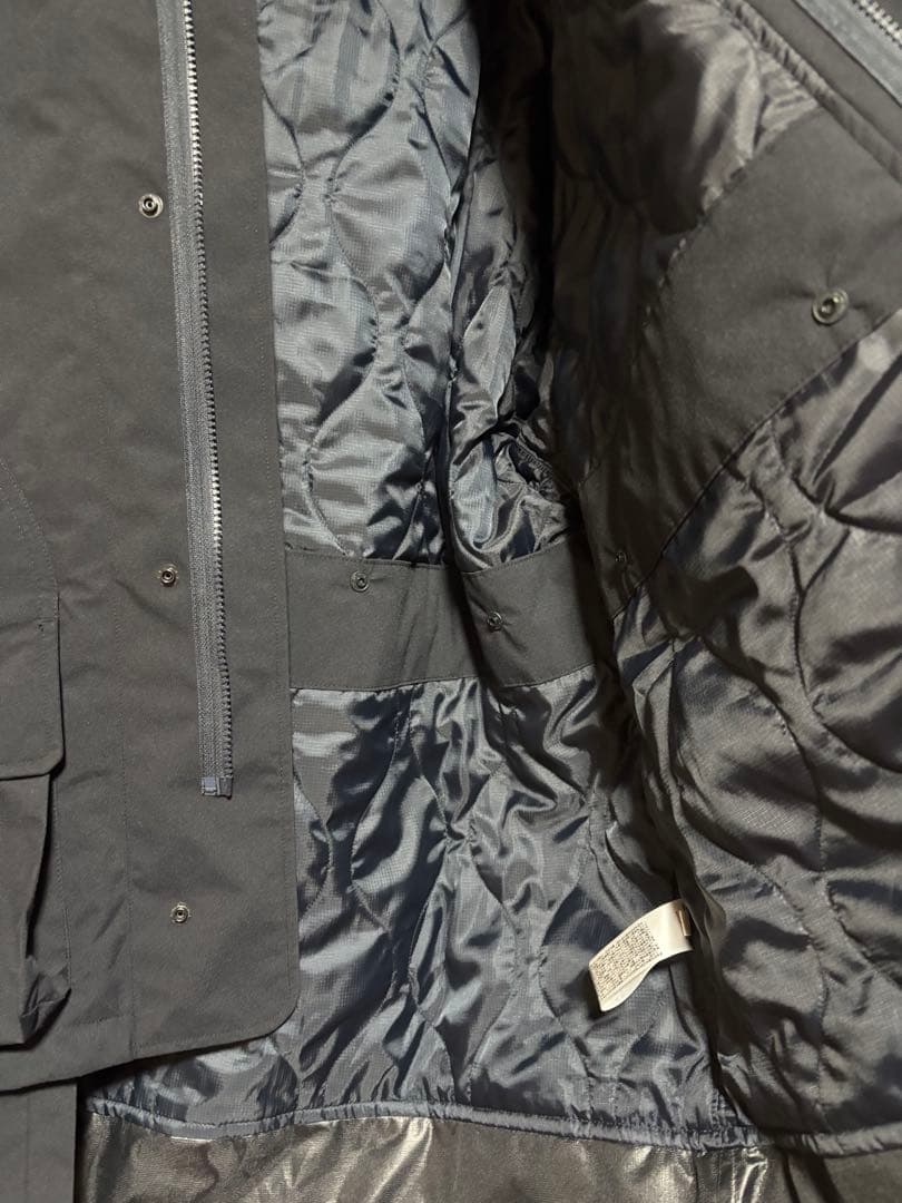 GU ×ENGINEERED GARMENTS パデッドシェルパーカ NAVY