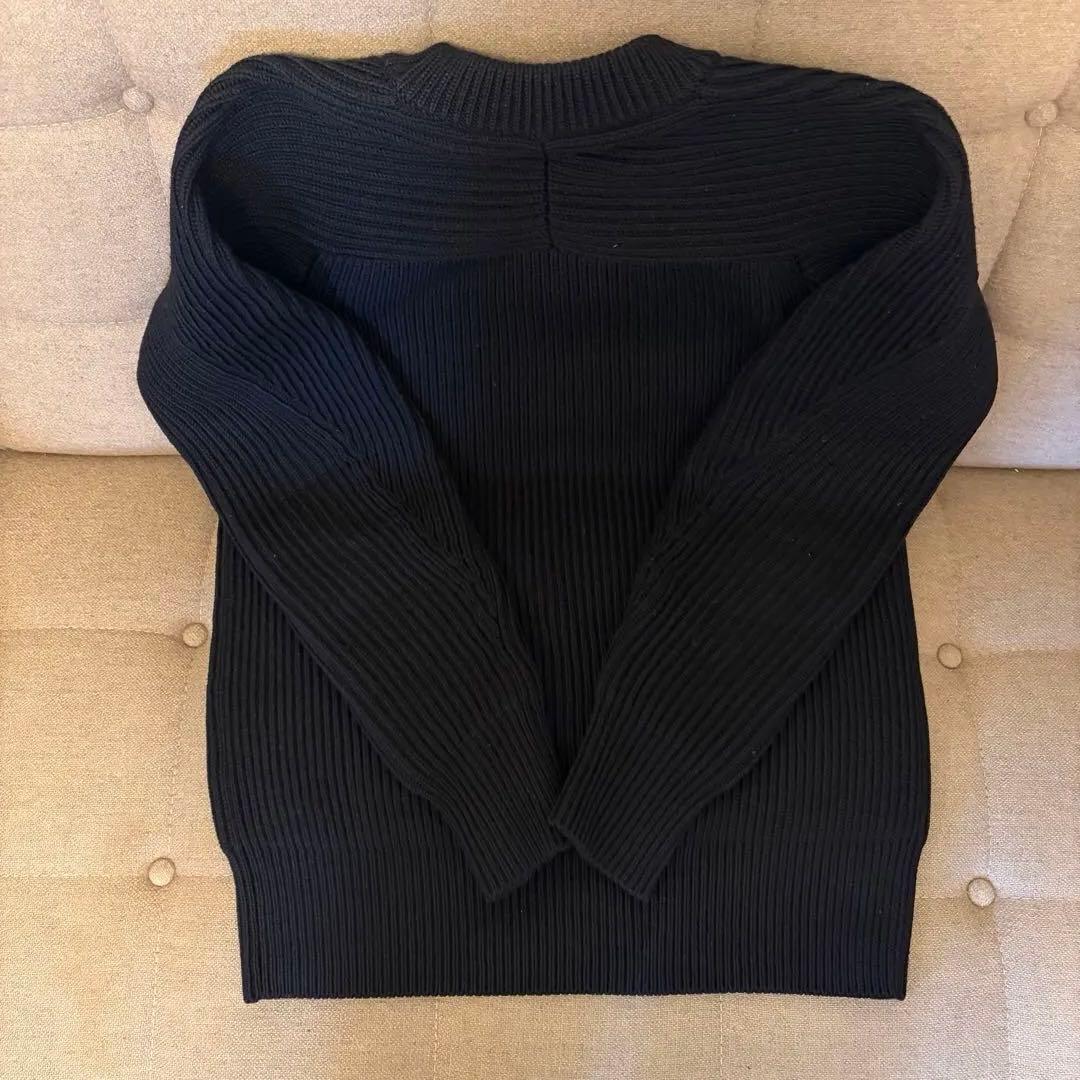 HYKE ハイク プルオーバー ニット サイズ1 ブラック