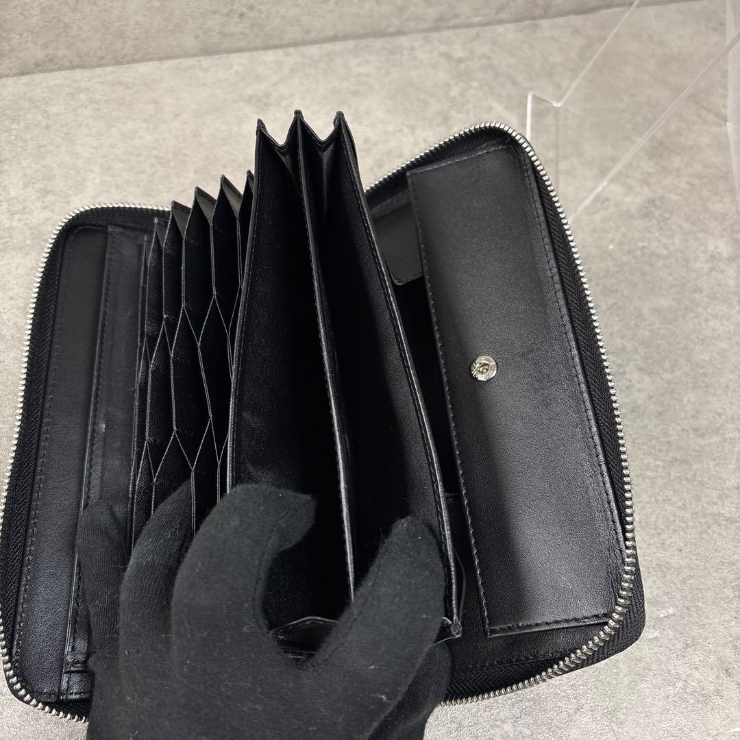 未使用級！最上級クロコダイル　鰐革　大容量　ジッパー　長財布