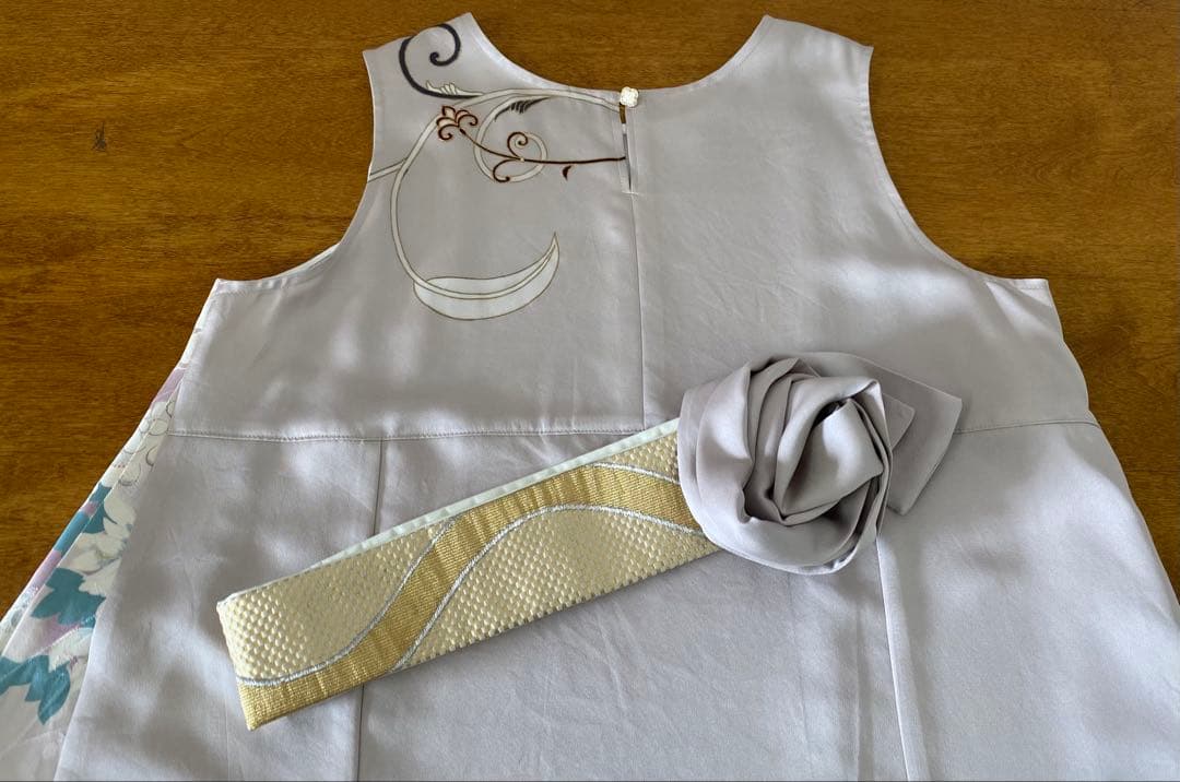 3236 着物　リメイク　ドレス　ワンピース