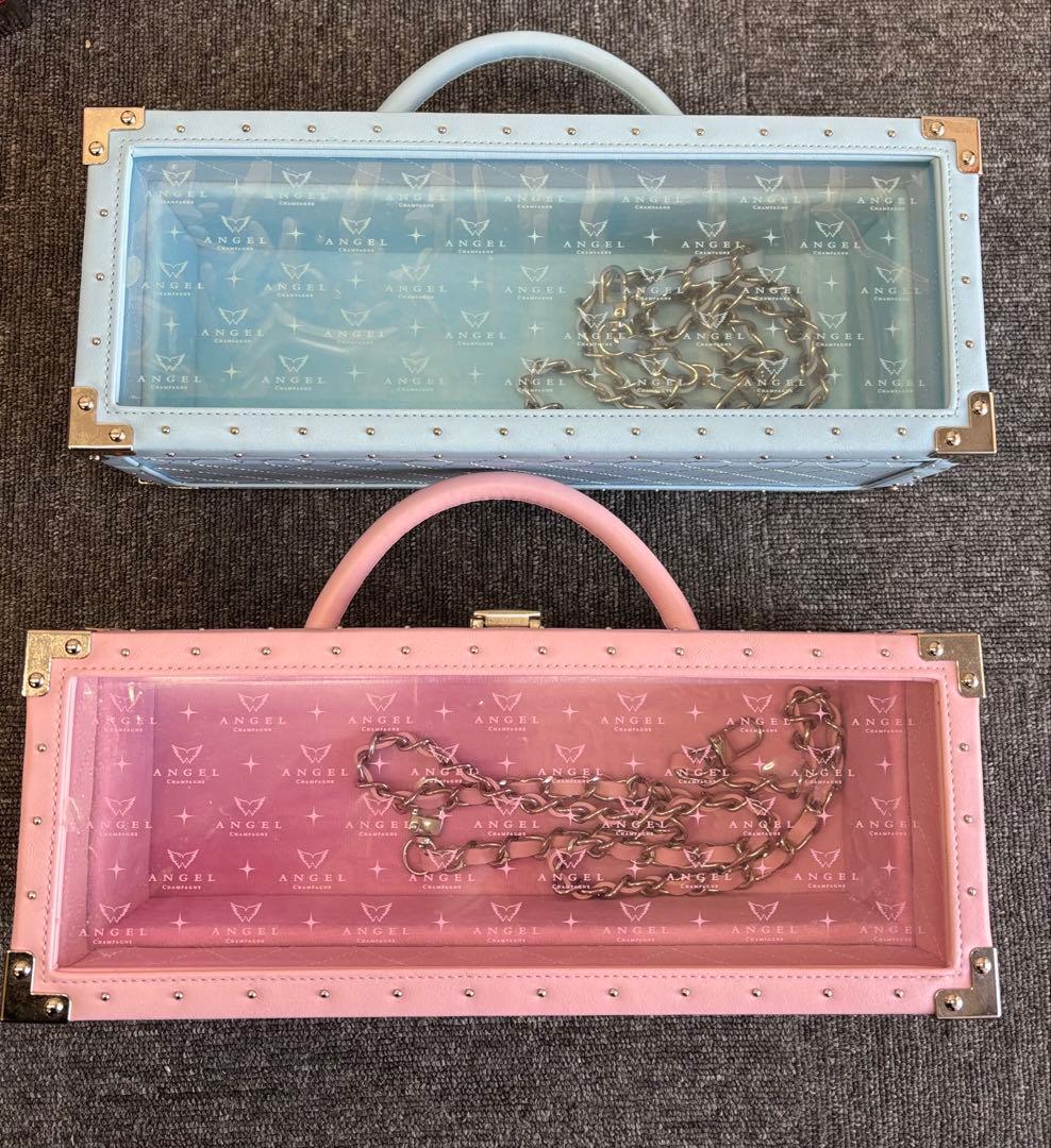 ANGEL エンジェル シャンパンボトルケース 5色セット 空瓶2本付き