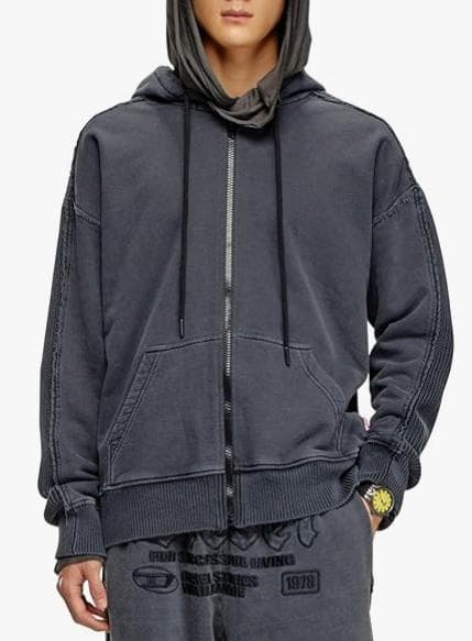 DIESEL グレン期24年モデル 未使用美品 スウェットパーカー