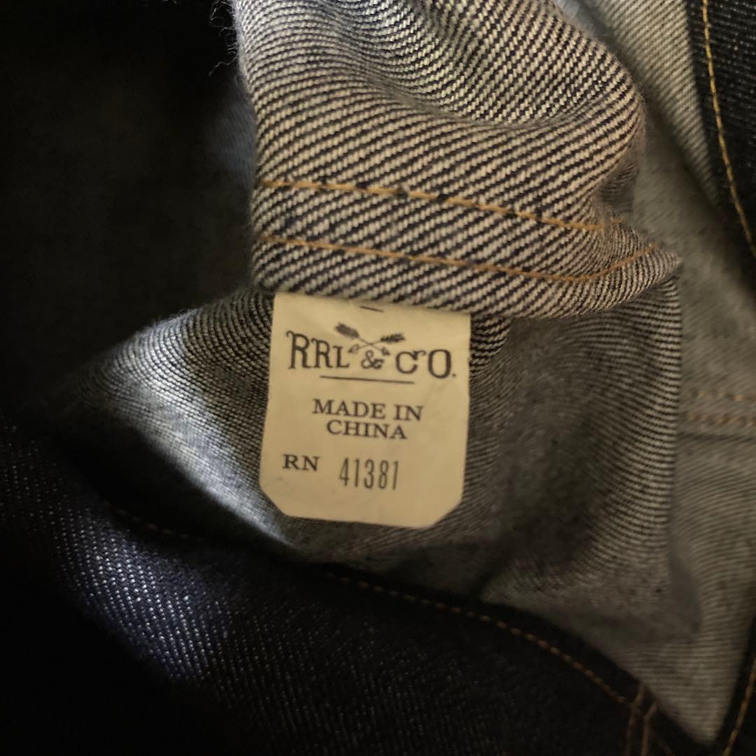 ひ*こ様 RRL トートバッグ デニム レザー