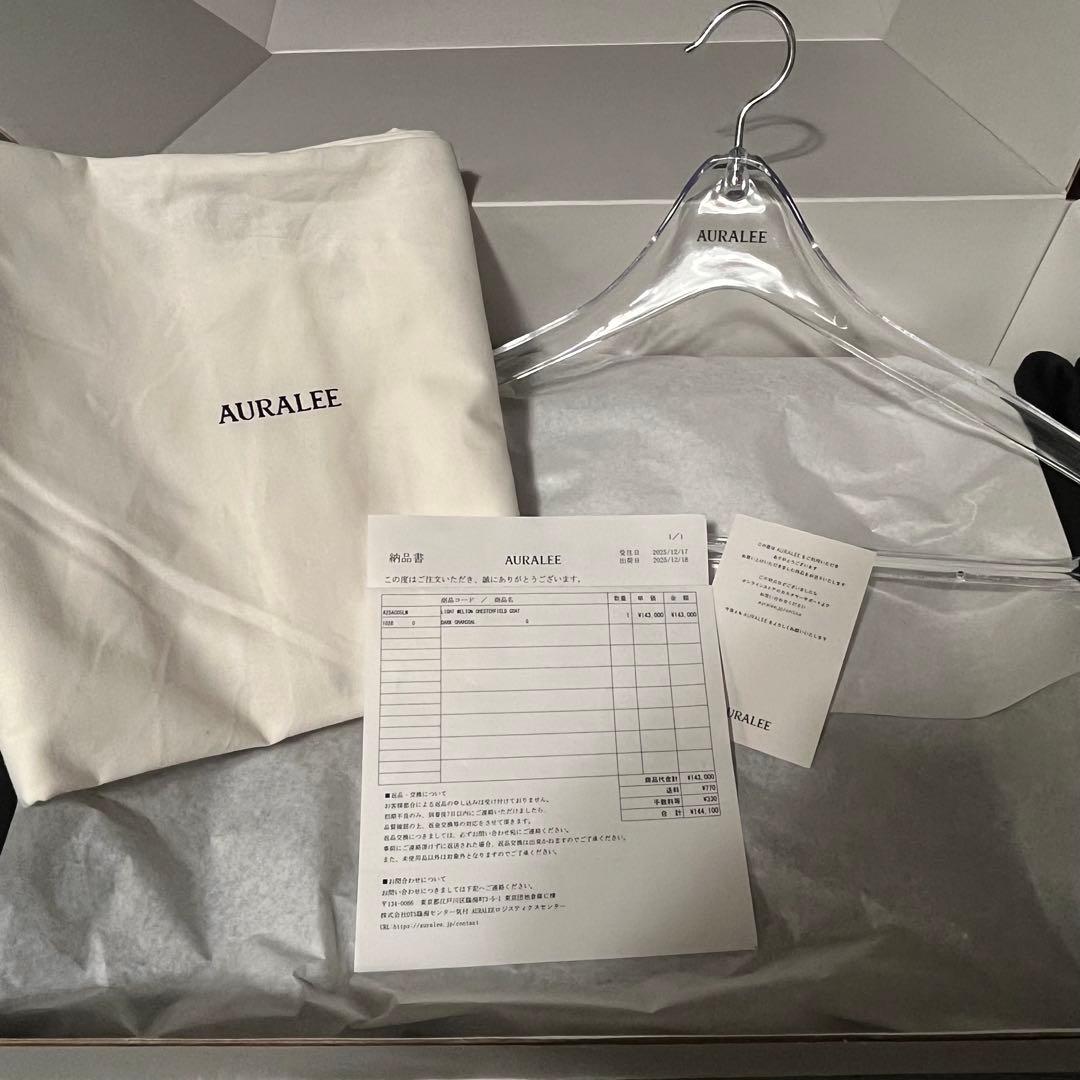 【即完売】25FW LIGHT MELTON CHESTERFIELD COAT