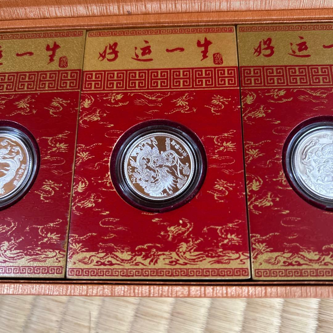 GOLD HISTORY(黄金歴史)好運一生　純銀(Ag.999)メダル10点