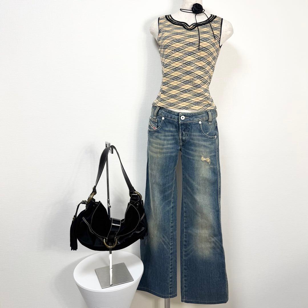 y2k✨️ BURBERRY BLUE LABEL ノバチェック タンクトップ