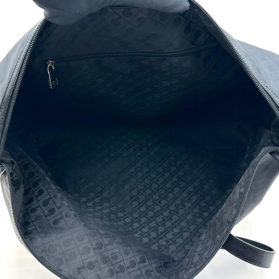 ゲラルディーニ ソフティ ボストンバッグ 旅行用バッグ ブラック ゴールド金具