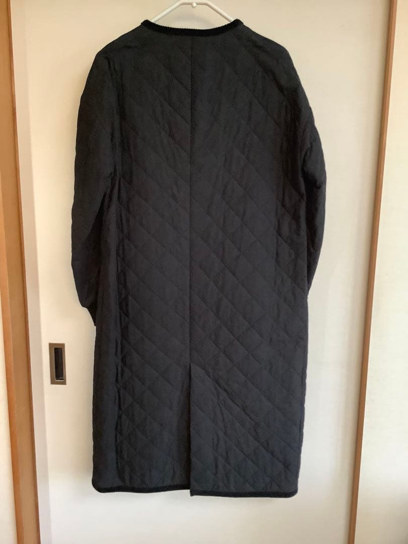 オールドマンズテーラーキルティングロングコートブラック最終値下げ