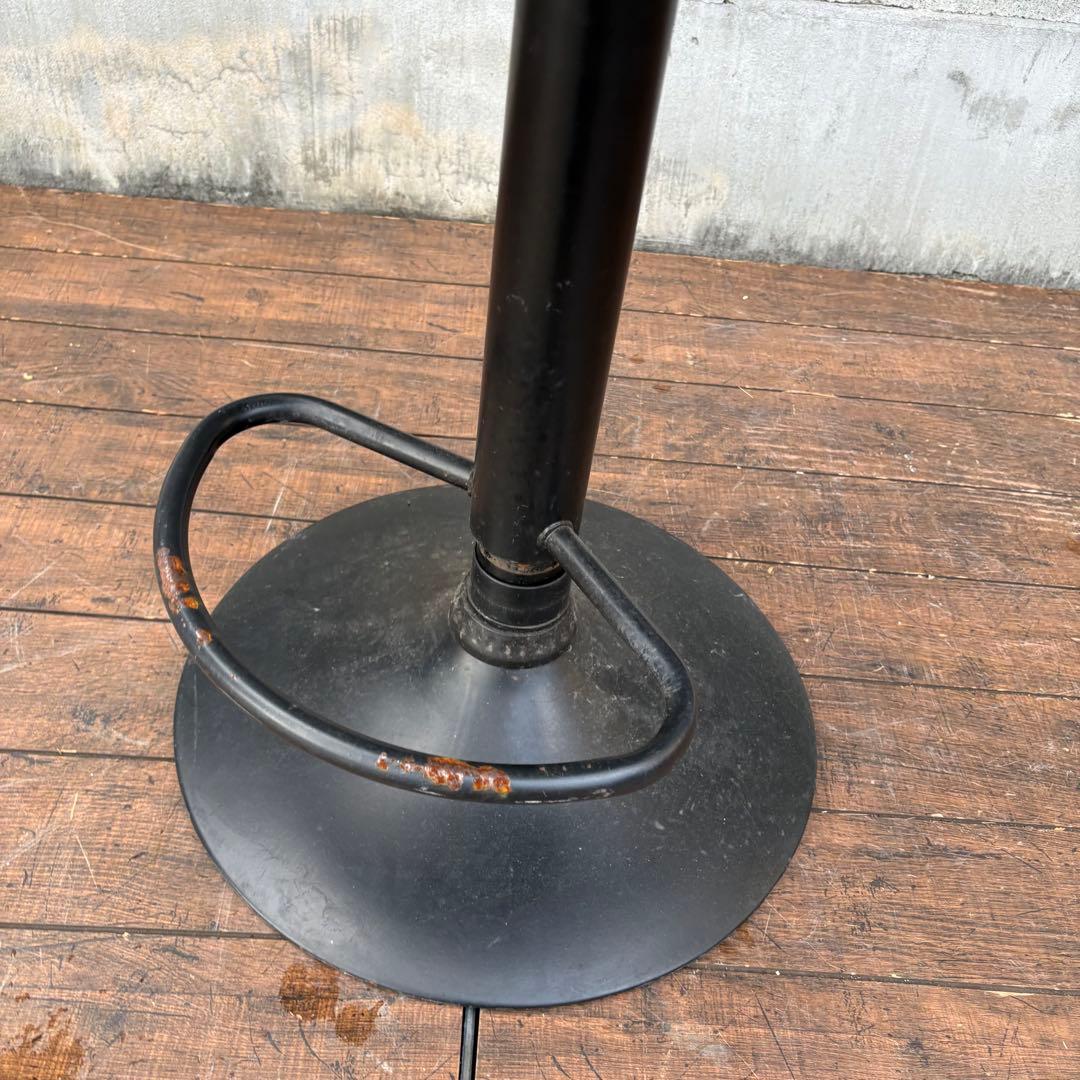 ③ 北欧レトロ 木製フレーム カウンターチェア バーチェア 古家具 ビンテージ